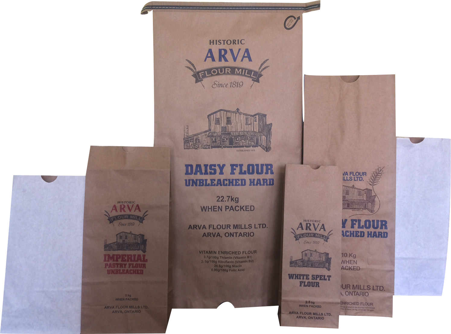 Flourbags - Paper Bags For Flour Packaging Clipart (1495x1106), Png Download