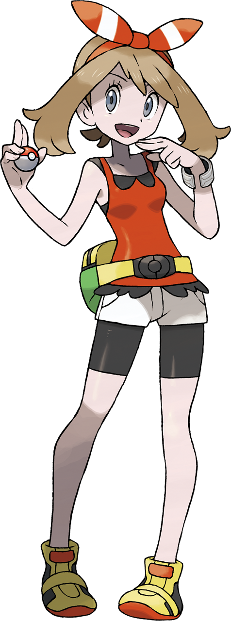 May - Pokemon Trainer May Clipart (476x1280), Png Download