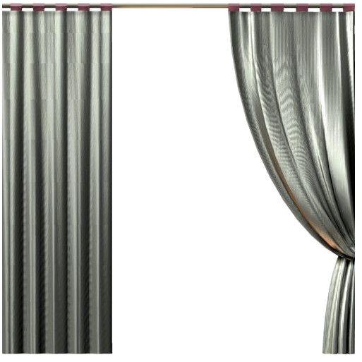 Drapes Png Image - Curtain Png Green Clipart (600x600), Png Download