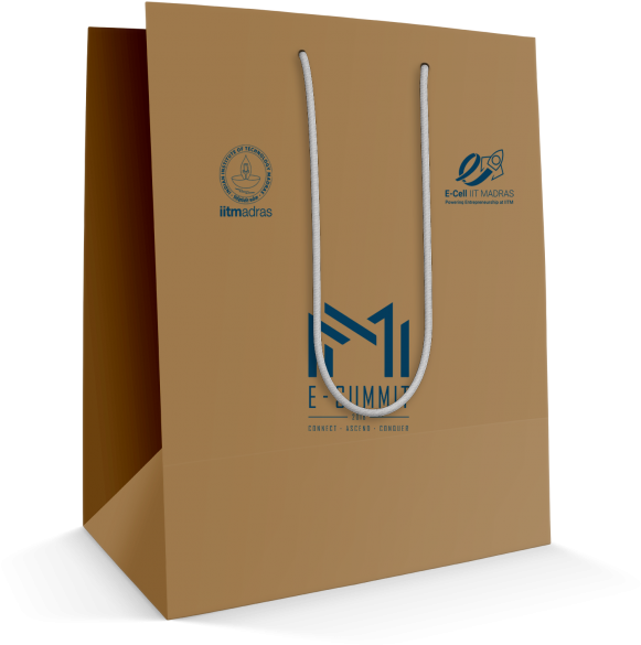 Iit Madras Shopping Bag - Paper Bag Clipart (600x587), Png Download