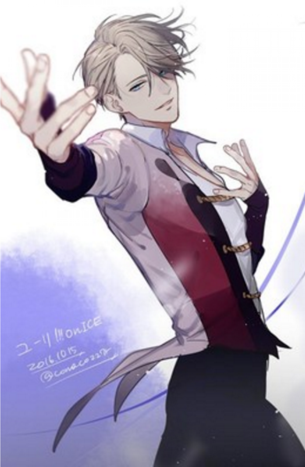 Victor Nikiforov X Reader Clipart (1500x1500), Png Download