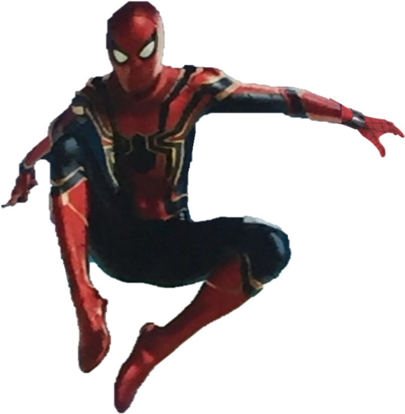 Png Library Library Spider Man Iron Black Widow Captain - Iron Spider Infinity War Png Clipart (805x822), Png Download