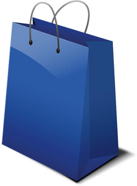 Shopping Bag Png Free Download - Shopping Bag Transparent Background Clipart (600x600), Png Download