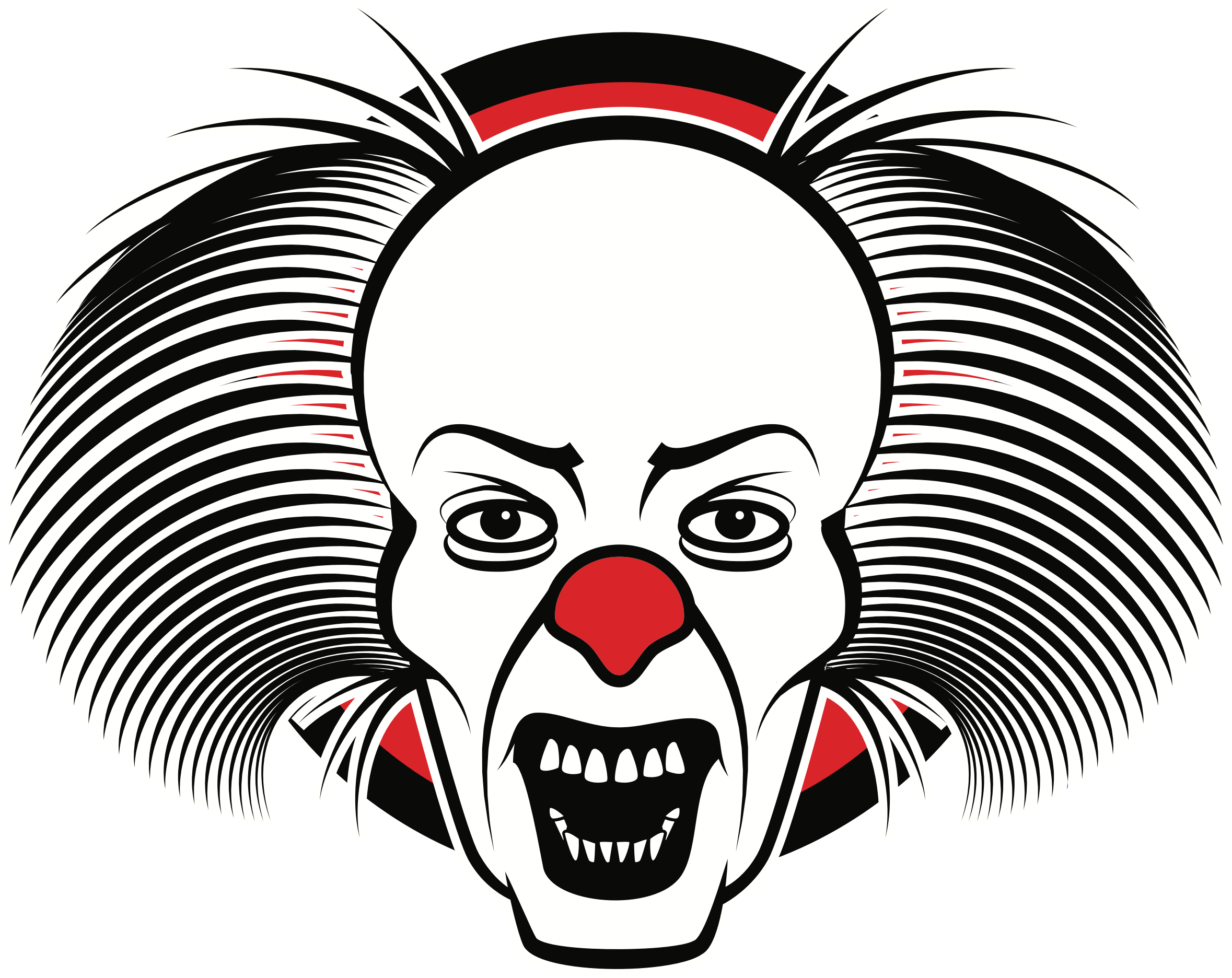 Big Image - Clown Clipart (2358x1872), Png Download