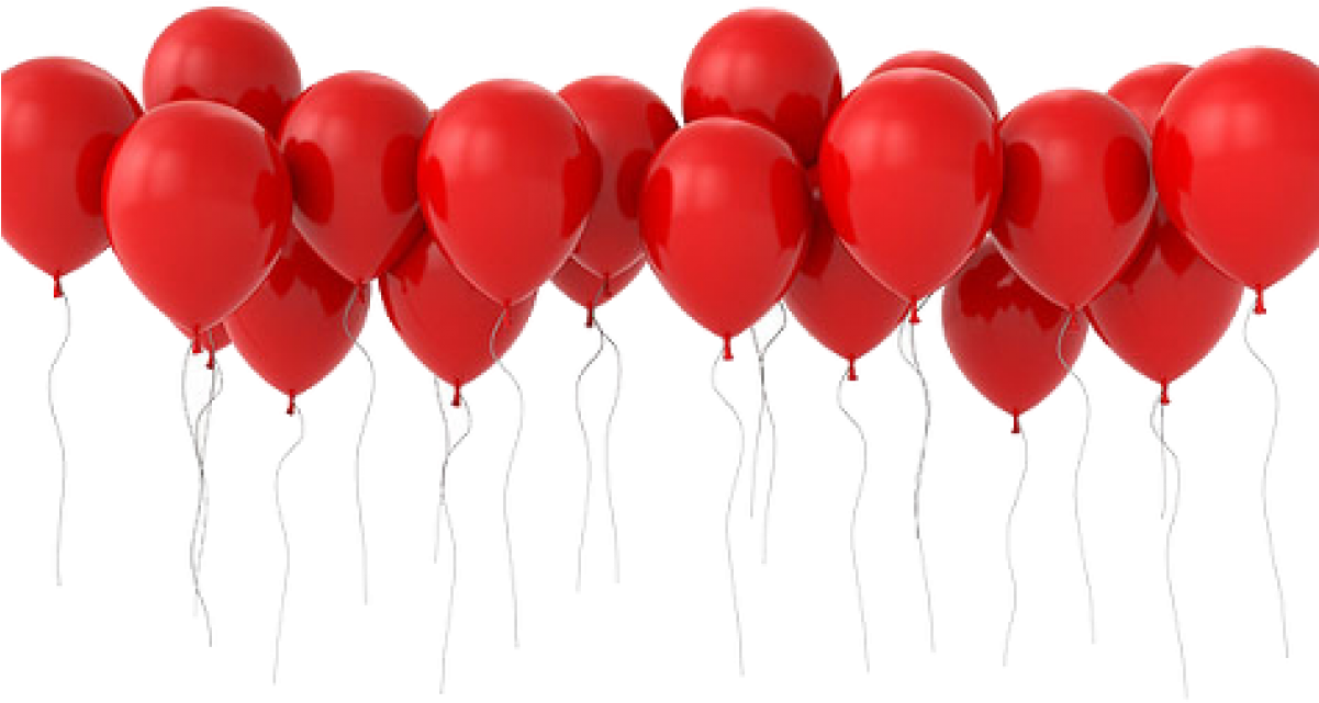 Birthday Cakes And Balloons With Roses Clipart (1200x1200), Png Download