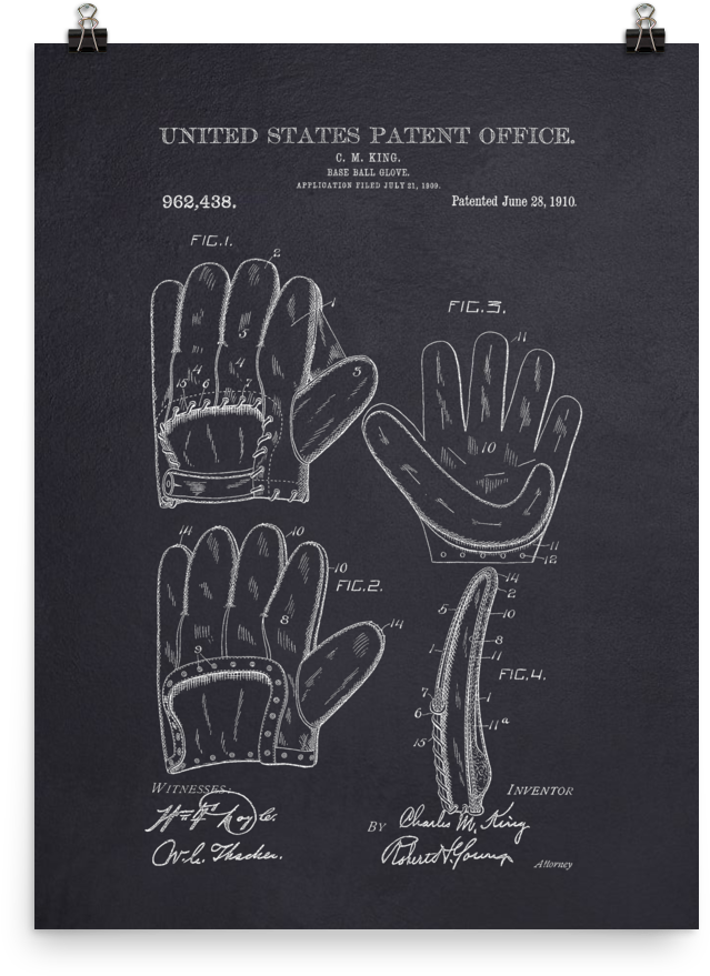 Baseball Glove Chalkboard Mockup Transparent Original - Sign Clipart (1000x1000), Png Download