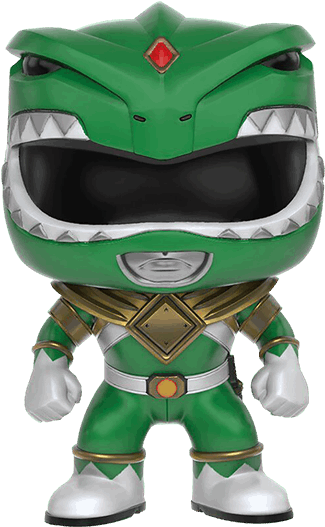 Green Ranger Glow In The Dark Nycc17 Pop Vinyl Figure - Green Ranger Pop Clipart (600x600), Png Download