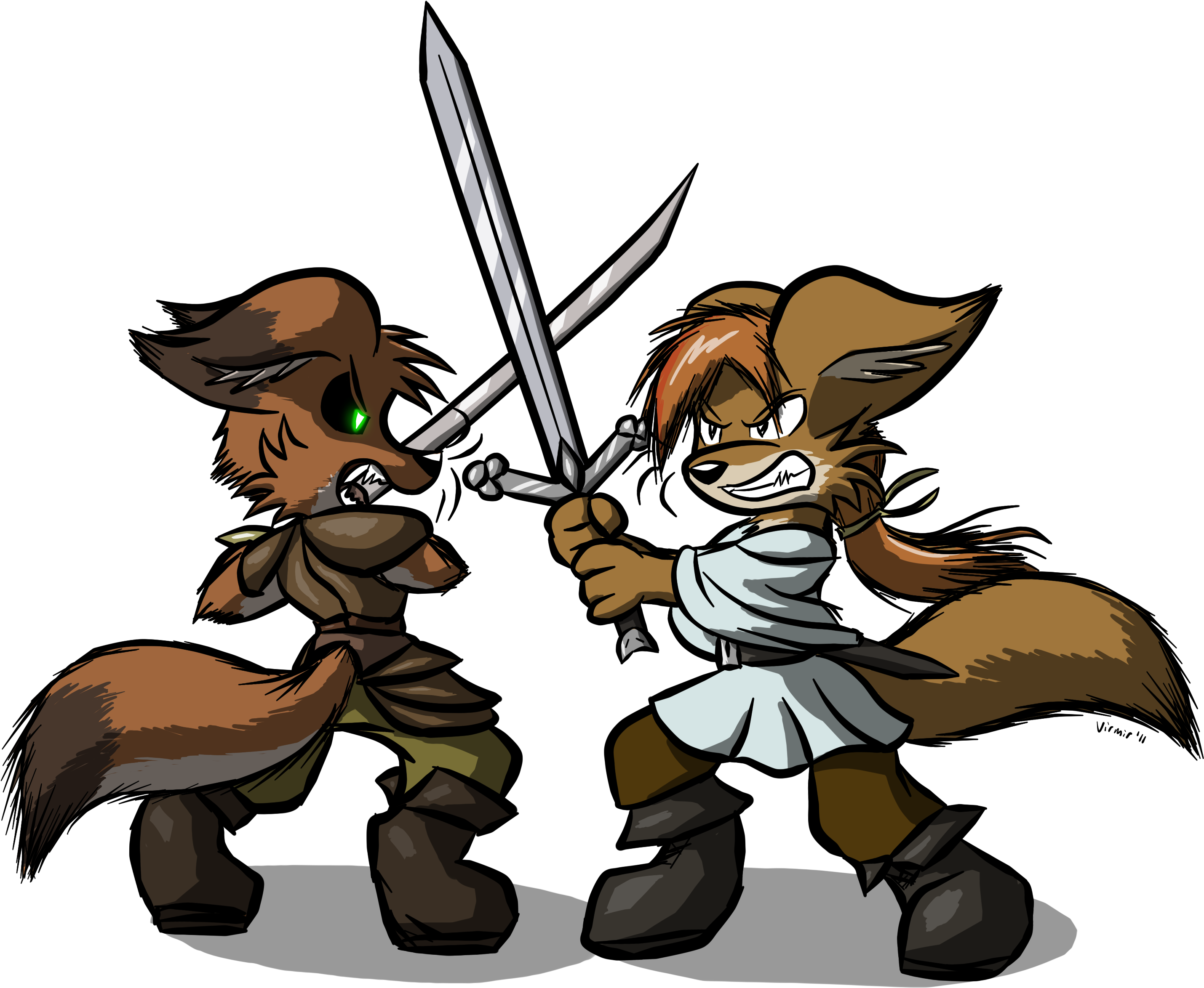 Big Version - Combat Clipart (3157x2443), Png Download