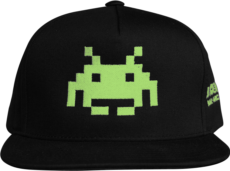 Space Invaders Glow In The Dark - De Portada Para Youtube Hd Clipart (1000x1000), Png Download