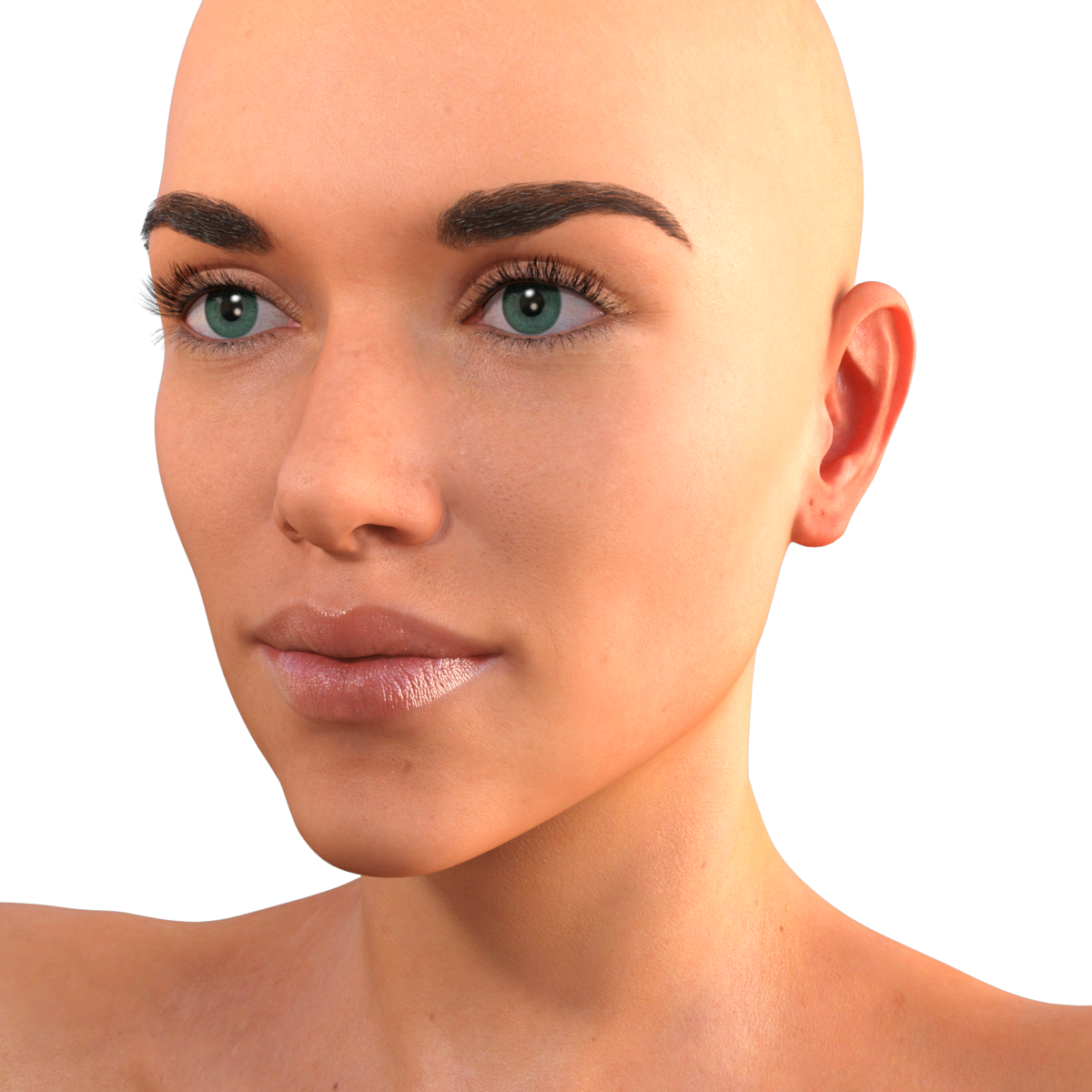 Here's A Test With Olympia 7 And George - Oh My Brows Daz3d Clipart (1200x1200), Png Download