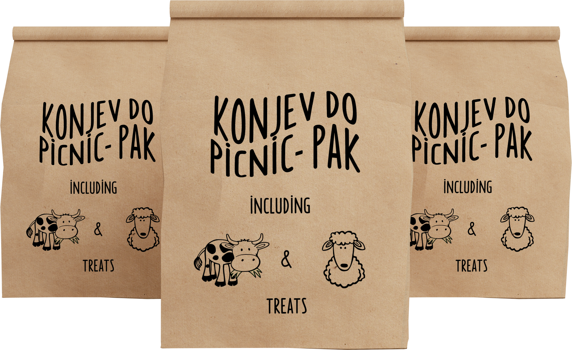 Brown Bag Front Clipart (2259x1384), Png Download