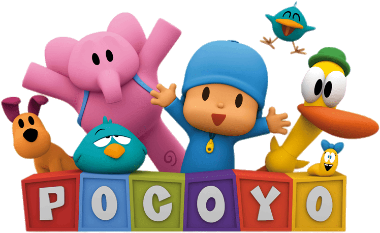 At The Movies - Turma Do Pocoyo Clipart (800x542), Png Download