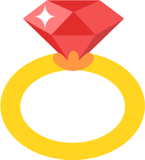 Gold Ring With Ruby Gem Free Png And Vector - ルビー の 指輪 イラスト Clipart (640x640), Png Download
