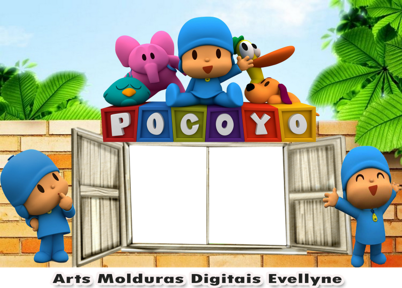 Moldura Pocoyo Png - Pocoyo Party Clipart (800x574), Png Download