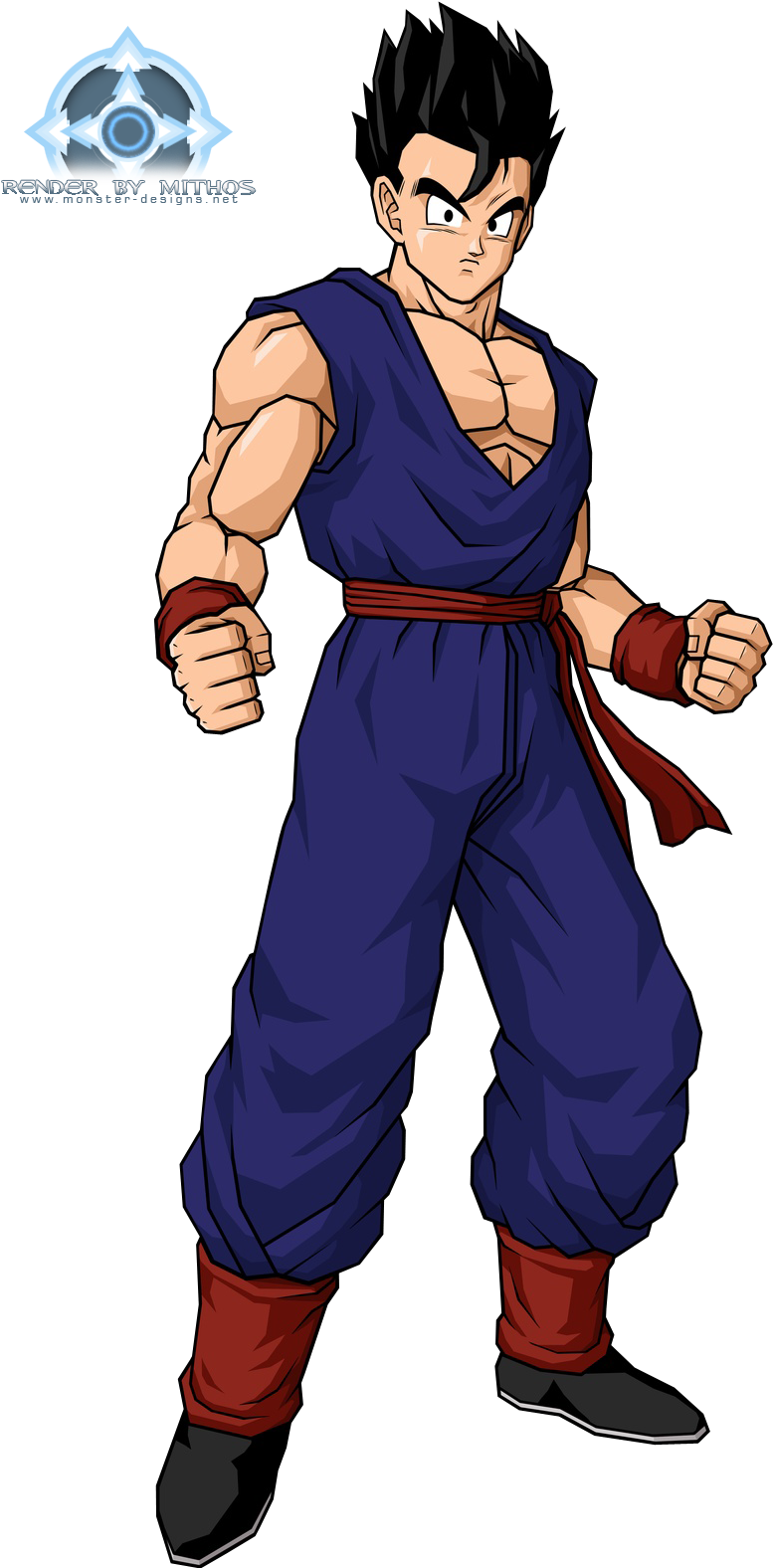 Adultgohanpng - Dragon Ball Z Gohan Clipart (794x1580), Png Download