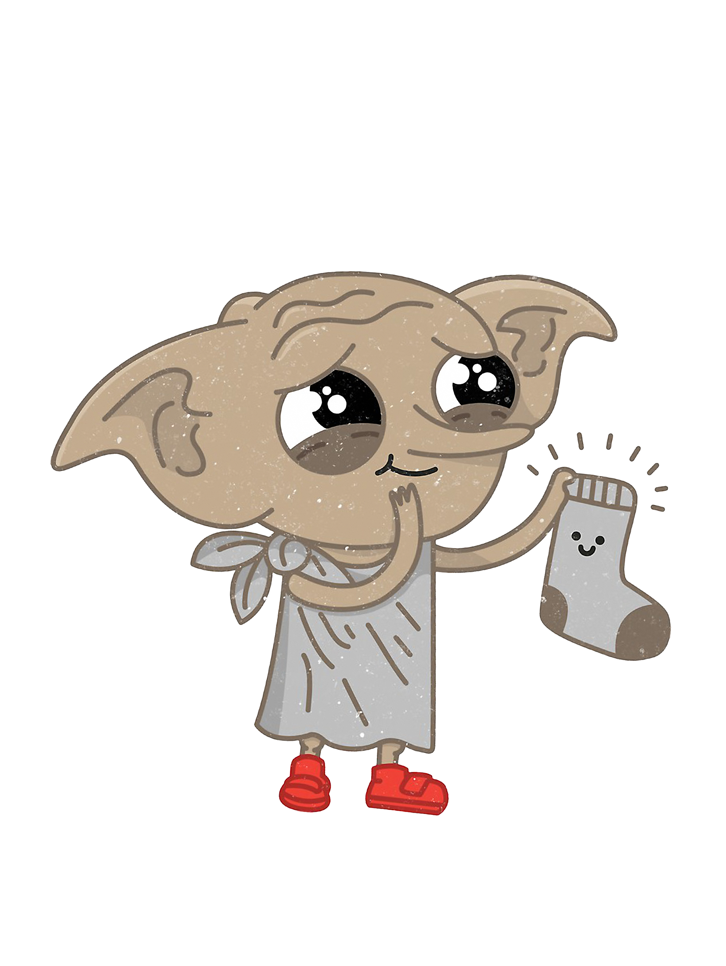 I'm Not Short I'm Dobby Size Christmas Shirt, Sweater, - Cute Harry Potter Stickers Clipart (2400x3200), Png Download