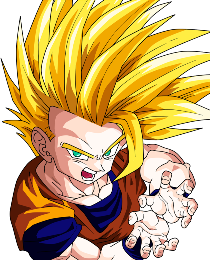 Teen Gohan Png , Png Download - Gohan Super Sayajin Clipart (698x865), Png Download