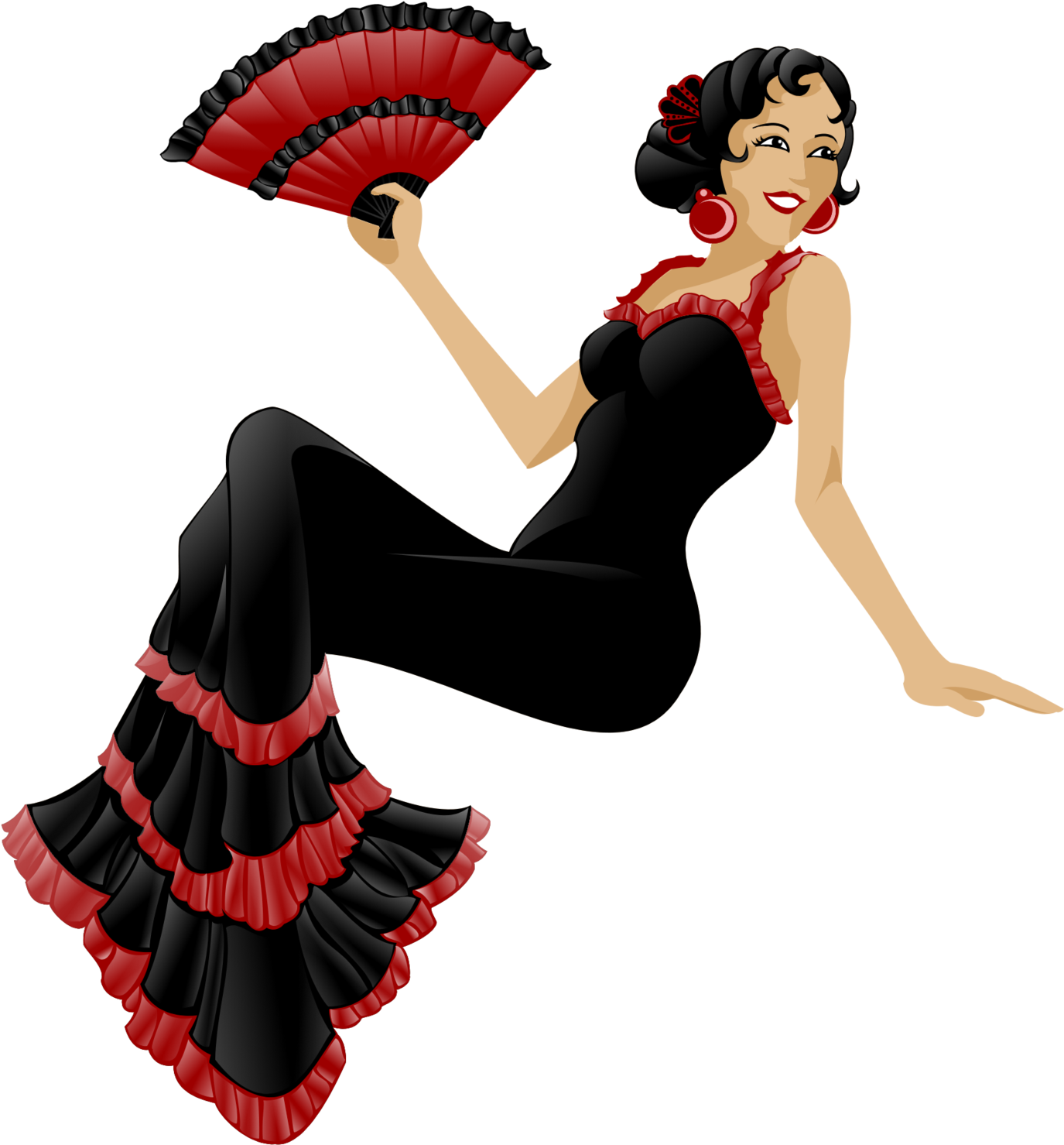Spanish Dancers Png Clipart (1600x1535), Png Download