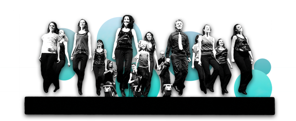 Dancers Cut Out Clipart (1000x426), Png Download