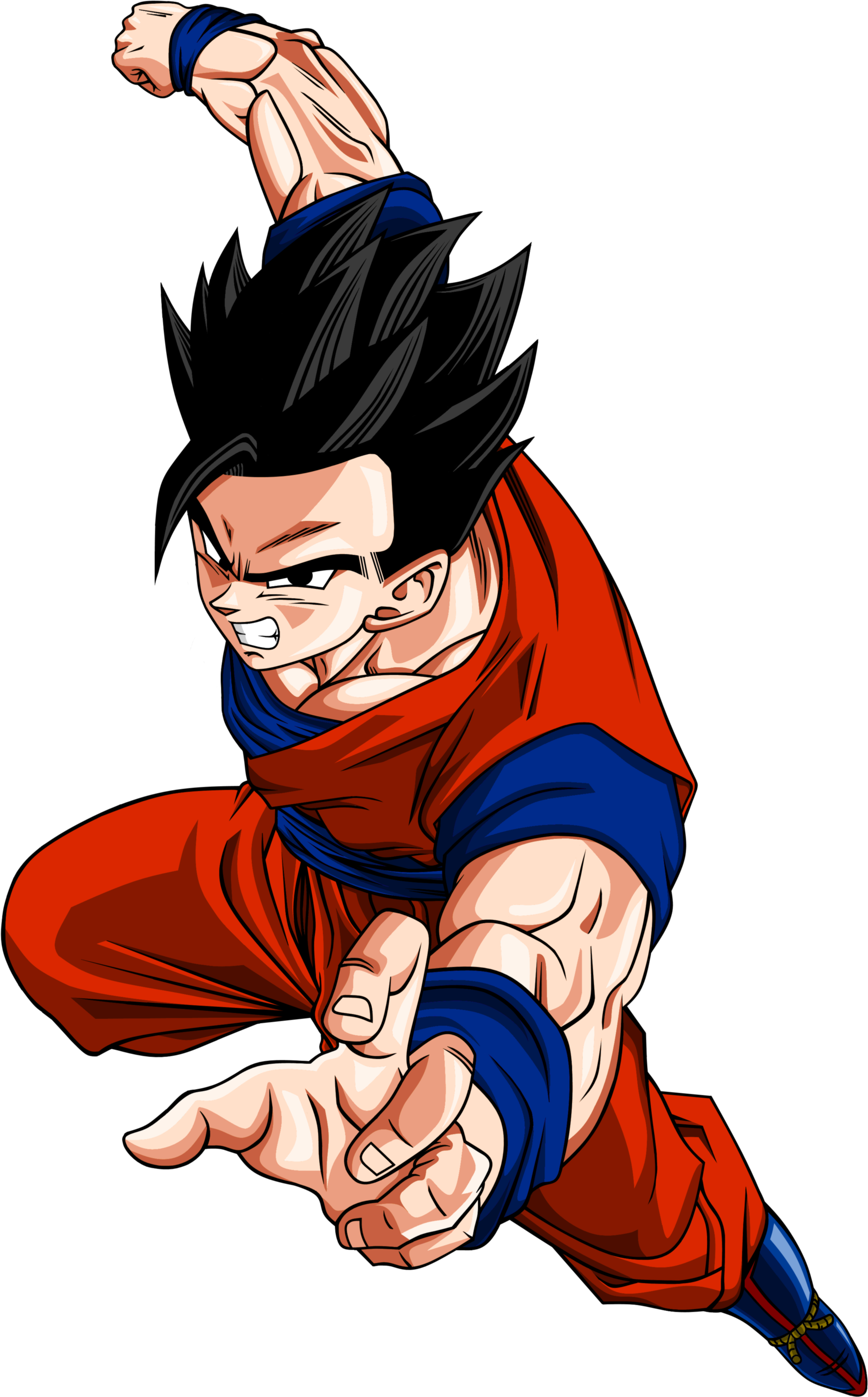 Ultimate Gohan Pose4 Dragon Ball Z, Dbz, Dragons, Llamas, Clipart (2379x3827), Png Download