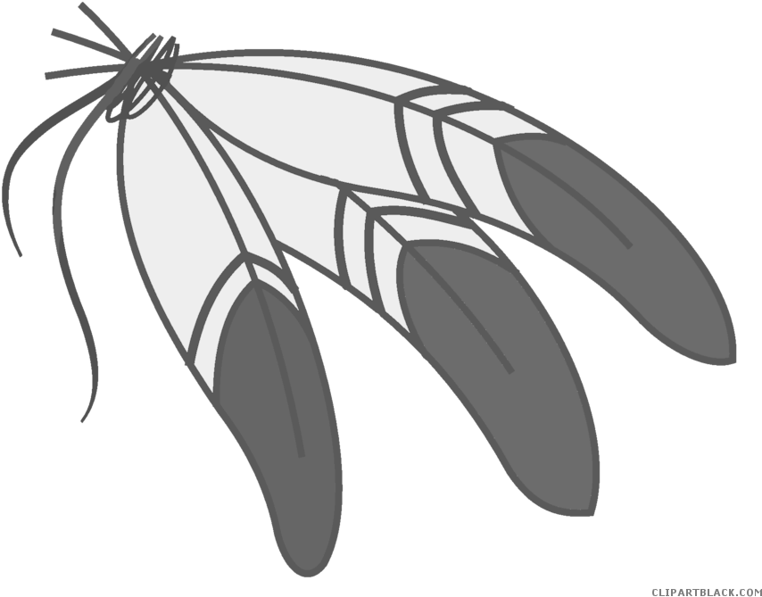 Clipartblack Com Animal Free Black White Images - Eagle Feather Clip Art - Png Download (900x705), Png Download