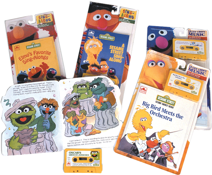Logos, Covers, Packaging For Ctw - Sesame Street Oscar Grouch Jamboree Clipart (841x720), Png Download