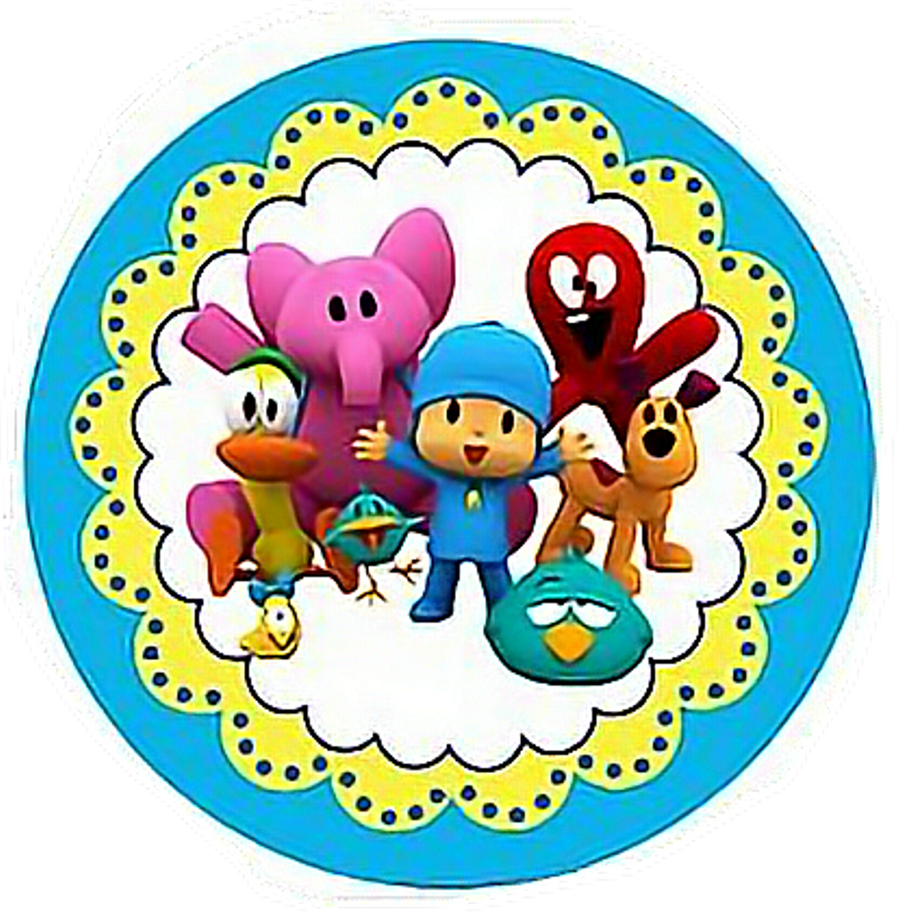 Pocoyo Sticker - Pocoyo Dvds Clipart (1024x1024), Png Download