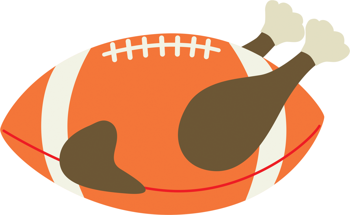Orange Football - Illustration Clipart (1200x737), Png Download