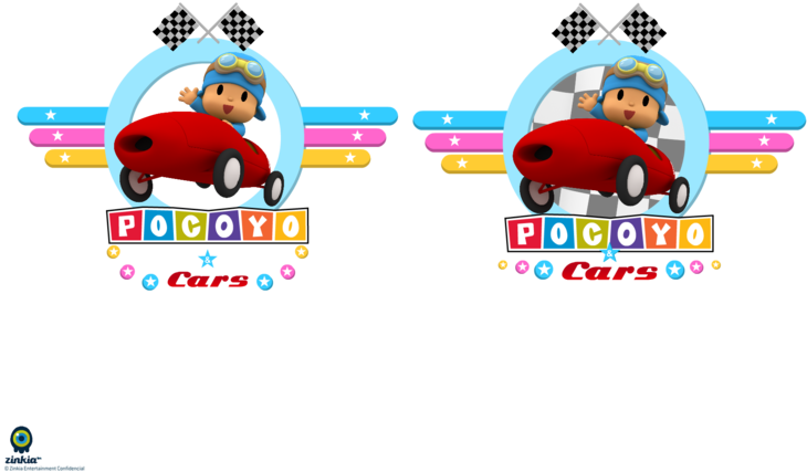 Especial Pocoyo And Cars 7 - Cartoon Clipart (820x461), Png Download