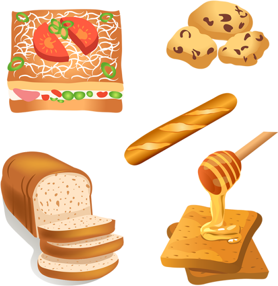 640 X 640 14 - Honey On Toast Clip Art - Png Download (640x640), Png Download