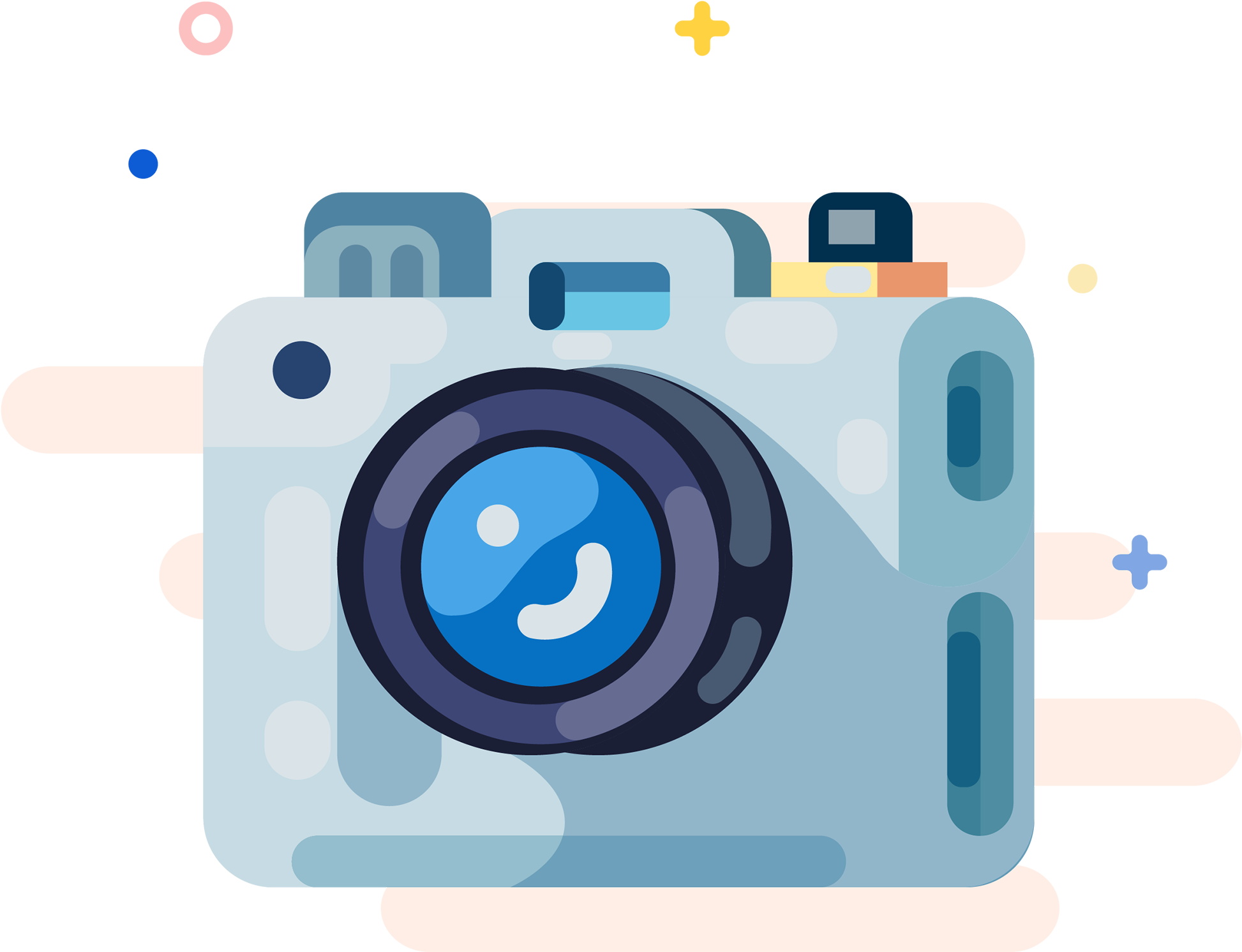 Mbe Digital Camera Cartoon Icon Png And Vector Image - Vector Graphics Clipart (2000x2000), Png Download