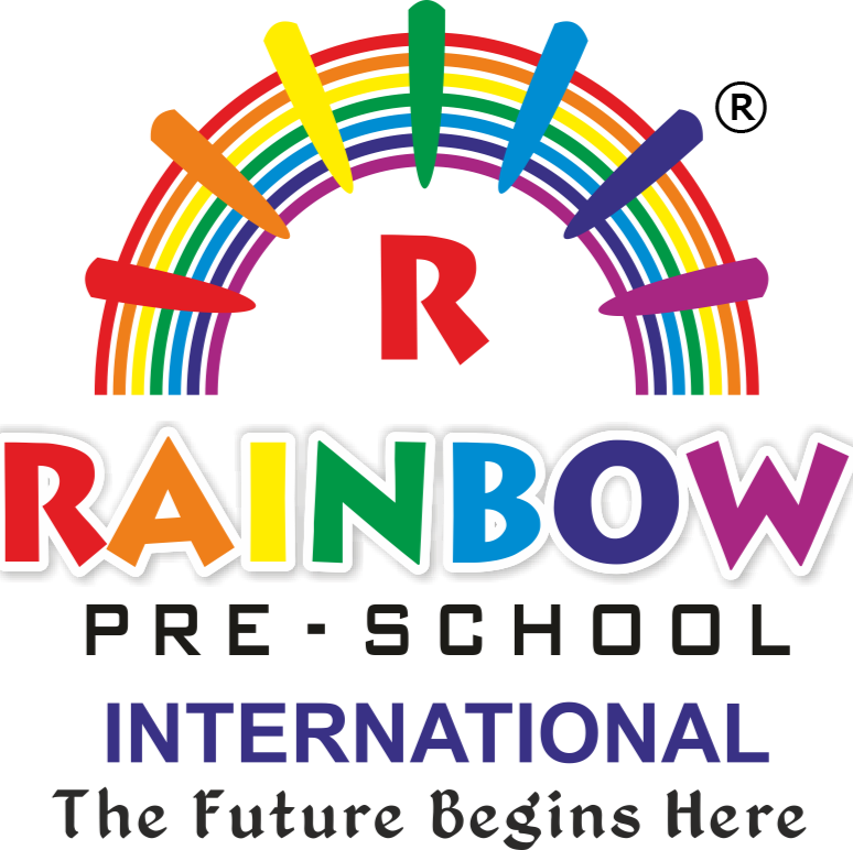 Rainbow Preschools International Logo - Rainbow International School Logo Clipart (774x772), Png Download