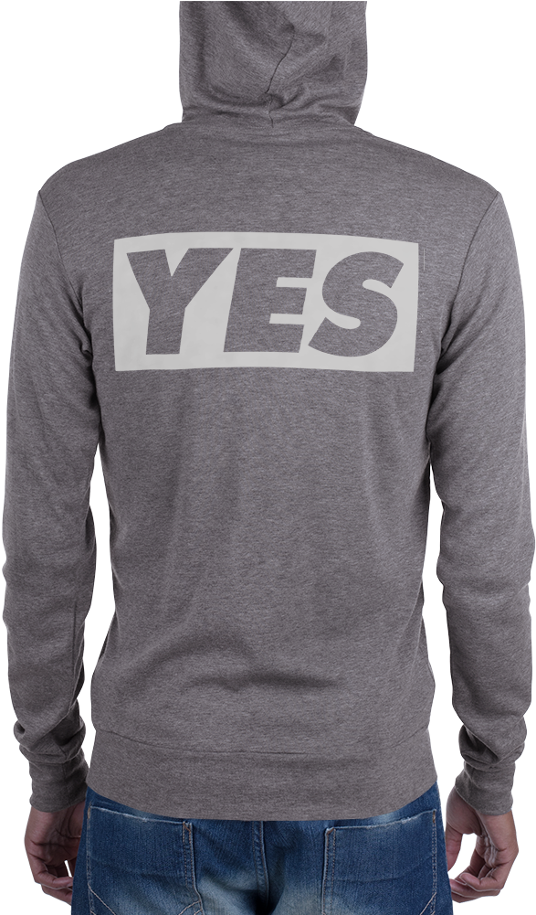 Daniel Bryan "yes" Lightweight Unisex Hoodie Clipart (587x1001), Png Download