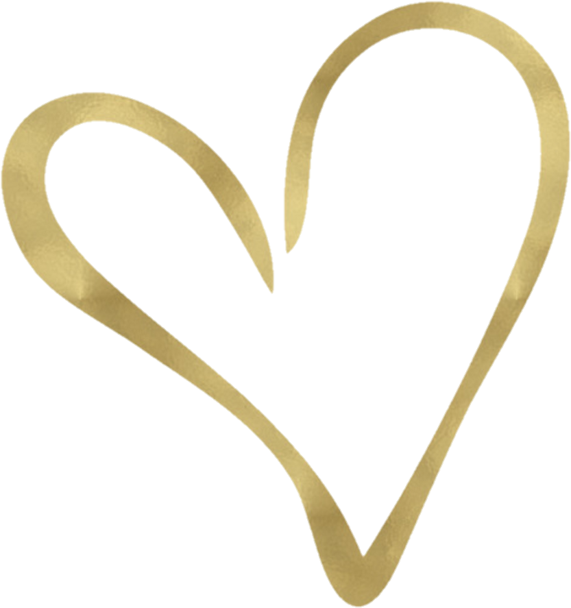 #heart #hearts #golden #gold - Heart Clipart (1024x1023), Png Download