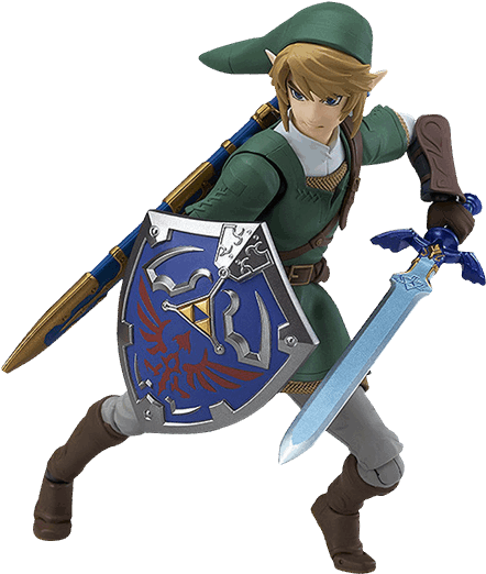The Legend Of Zelda - Dx Twilight Link Figma Clipart (600x600), Png Download