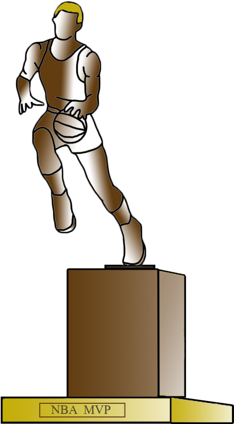 Much Too Early Reactions To The Nba Award Race - Illustration Clipart (670x900), Png Download