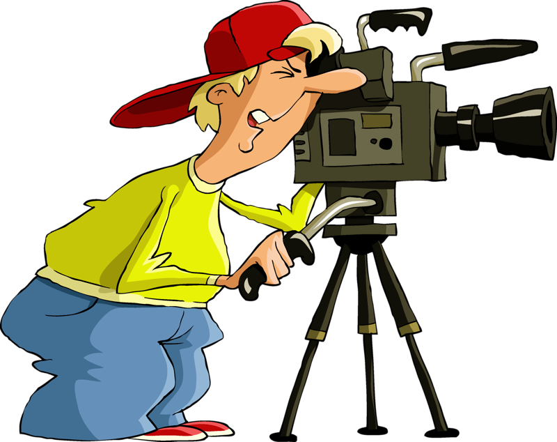 Clipart Library Camera Man Clipart - Cartoon Photography - Png Download (800x634), Png Download