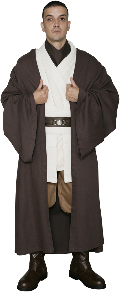 Obi Wan Kenobi Robes Clipart (485x1000), Png Download
