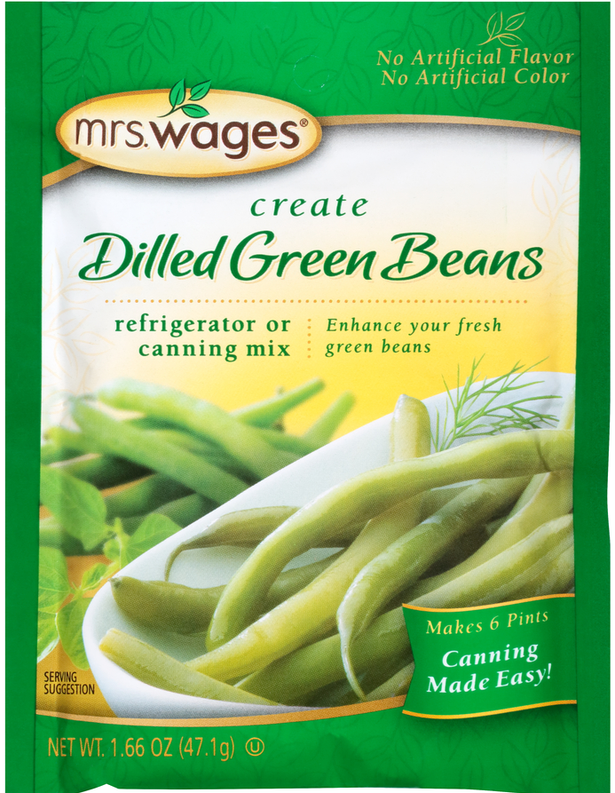 Wages® Dilled Green Beans Clipart (900x892), Png Download