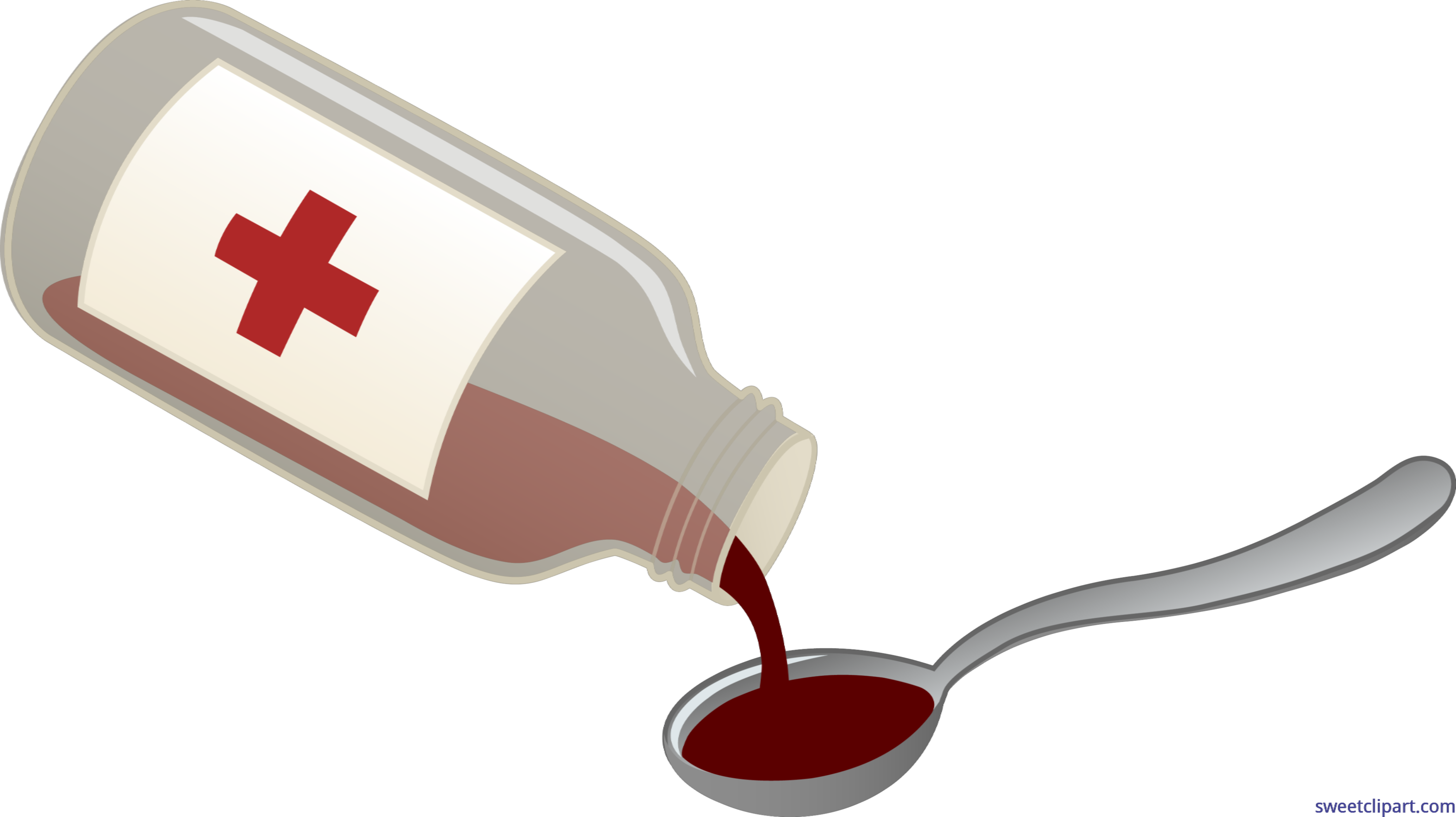 Syrup Clipart Transparent - Cough Syrup Clip Art - Png Download - Large  Size Png Image - PikPng