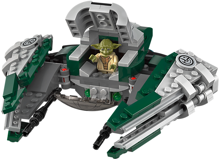 Yoda's Jedi Starfighter Clipart (767x556), Png Download