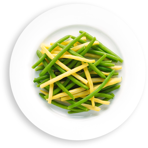 Arctic Gardens Mixed Whole Green And Yellow Beans 2 - Duo Haricot Clipart (600x600), Png Download