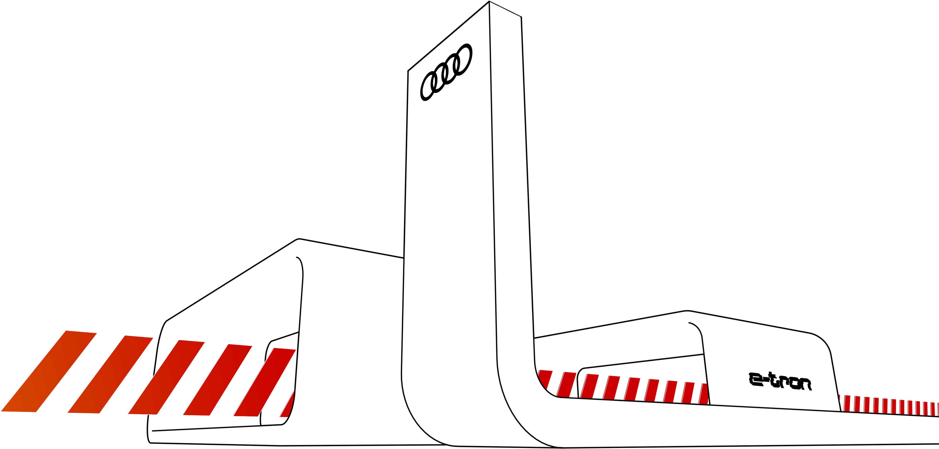At The Formula E In Berlin On May 19, Audi Ag And Ltg - Audi E Tron Event Clipart (4096x2304), Png Download