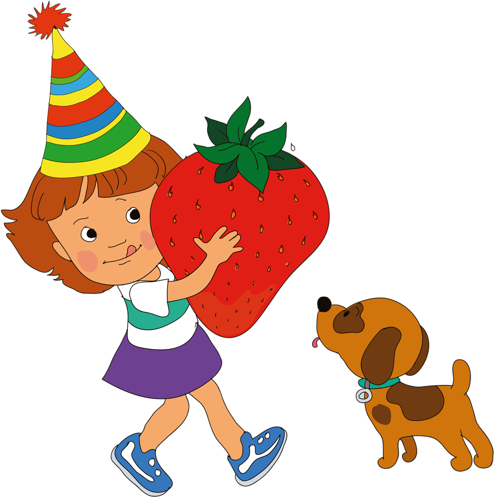 Birthday , Png Download - Cartoon Clipart (982x988), Png Download