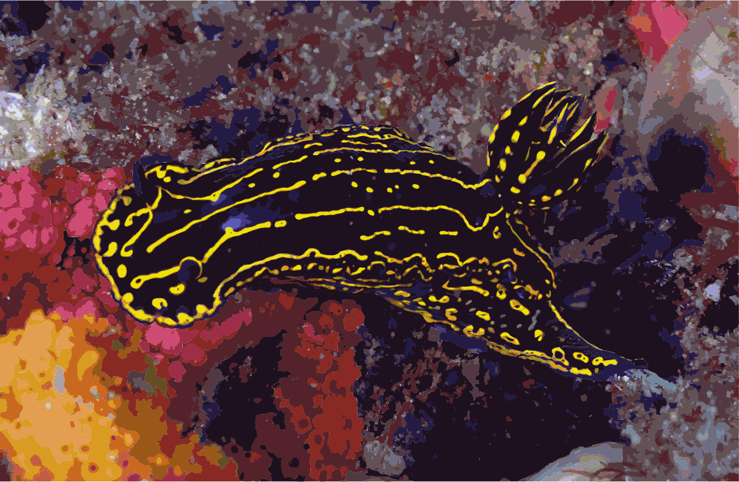 This Free Icons Png Design Of Regal Sea Goddess Nudibranch Clipart (2400x1564), Png Download