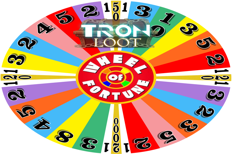 Tron - Wheel Fortune Clipart (800x533), Png Download