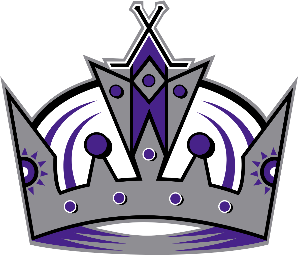 Los Angeles Kings - Los Angeles Kings Old Logo Clipart (1192x1024), Png Download