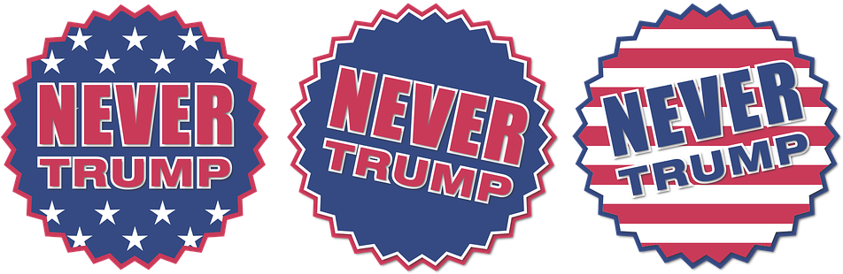 #imnotwithher A Response To The Anti-hillary Hashtag - I M Not Voting For Trump Clipart (960x480), Png Download
