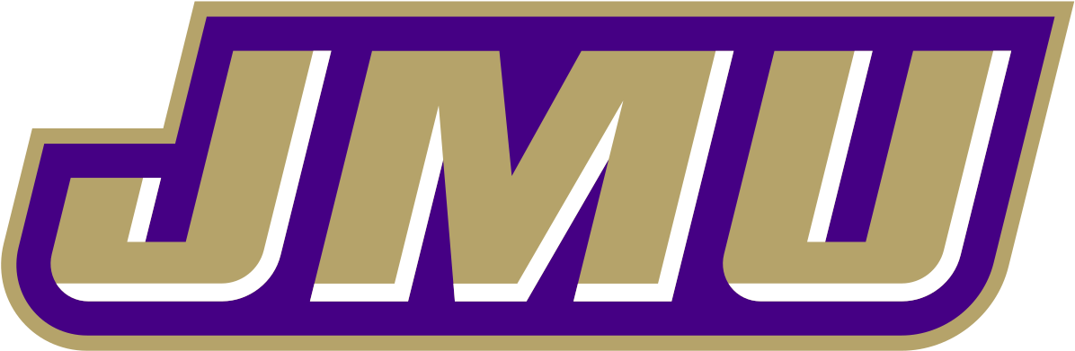 James Madison Football Logo Clipart (1200x397), Png Download