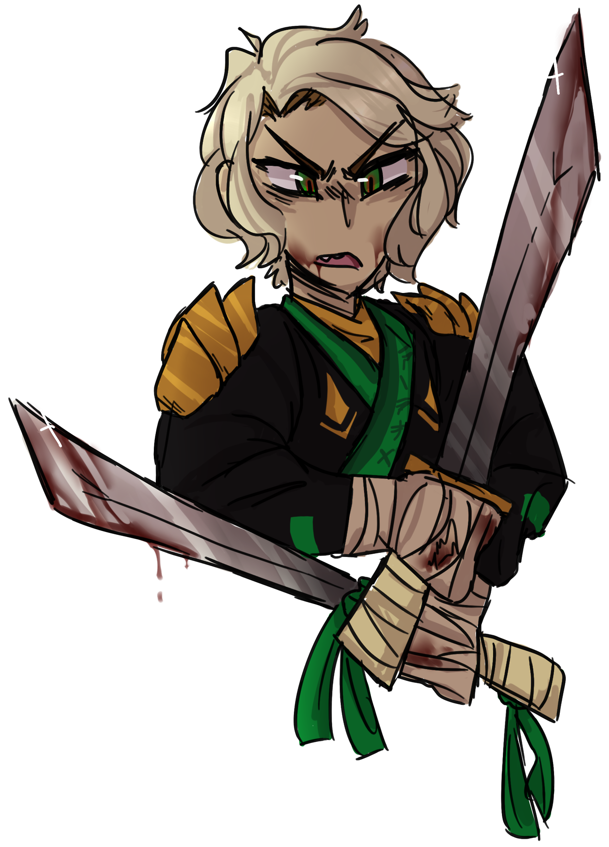 Woah Dude Chill // Did You Watch The Movie - Ninjago Fanart Clipart (1251x1740), Png Download